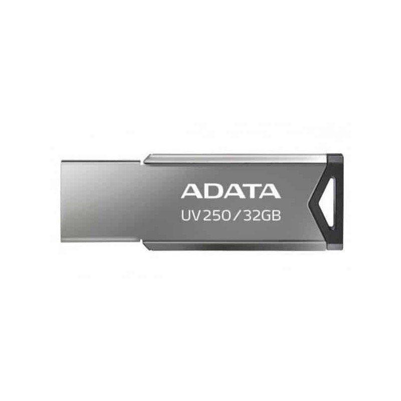 Memoria Flash Adata Uv250 32gb Usb 2.0 Plata (auv250-32g-rbk)