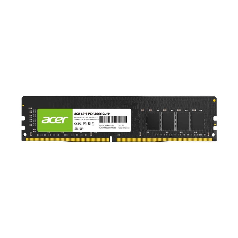 Memoria Ddr4 Acer Ud100 8gb 2666mhz Udimm Cl19 (bl.9bwwa.221)