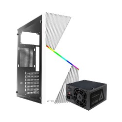 Gabinete Acteck Media Torre Dracogm450 Atx500w Cristal Blancoac-935722