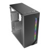 Gabinete Media Torre Viken/atx 500w/panel Izq Cristal/negro Ac-935692