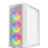 Gabinete Balam Media Torre Dragonflyii Gm745 Cristal Blanco Br-935975