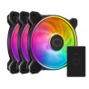 Ventilador Cooler Master Masterfan Mf120 Halo 3 En 1 Negro
