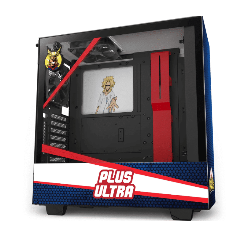 Gabinete Nzxt H510i All Might Mini Itx Micro/atx/ Blue Ca-h510i-mh-am