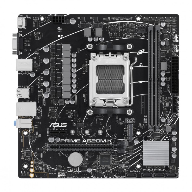 Tarjeta Madre Asus Prime A620m-k/csm Soc Am5/ddr5/hdmi/vga
