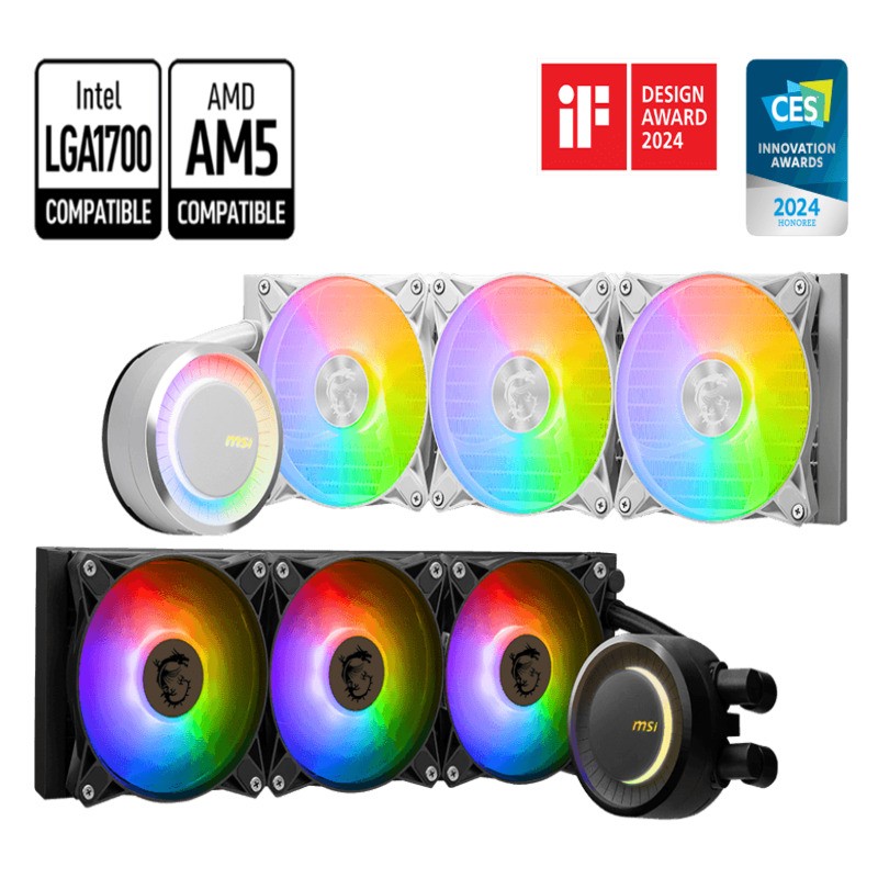 Enfriamiento Liquido Msi Mag Coreliquid E360 White 360mm 3fan