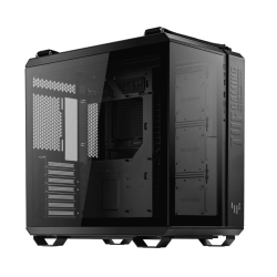 (ed)gabinete Asus Gt502/blk/tg// M-atx/atx/mitx Black