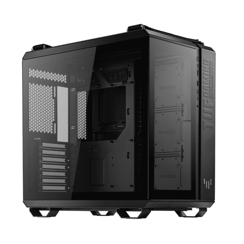 (ed)gabinete Asus Gt502/blk/tg// M-atx/atx/mitx Black