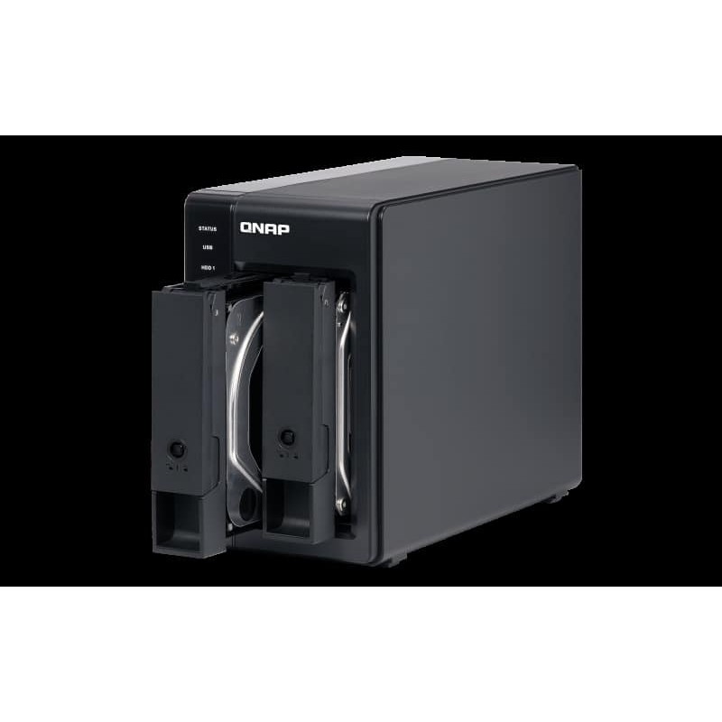 Qnap Gabinete De 2 Bahias 3,5″sata Hdd Usb 3.1 Gen2 10 Gbps(tr-002-us)