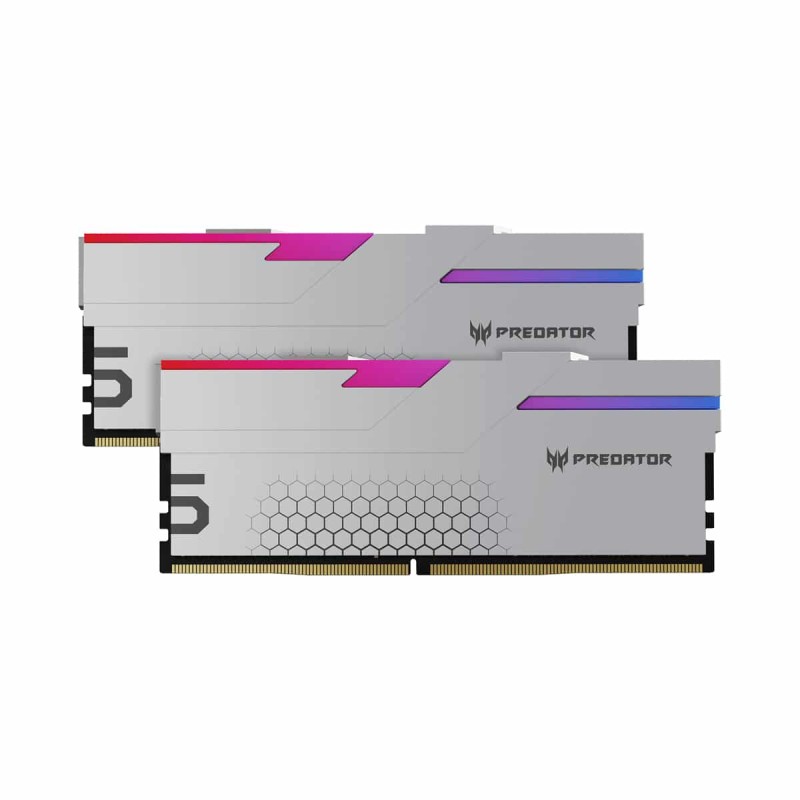 Memoria Ddr5 Predator Hermes 32gb 2×16 7200mhz Cl34 Plata Bl.9bwwr.407