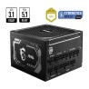 Fuente De Poder Msi Mag A1250gl Pcie5 1250w 80 Plus Gold Full Modular