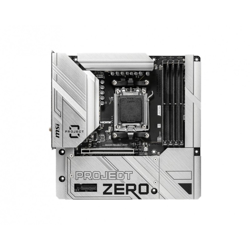 Tarjeta Madre Msi Am5 Ddr5 4x 256 Matx Hdmi Wifi (b650m Project Zero)