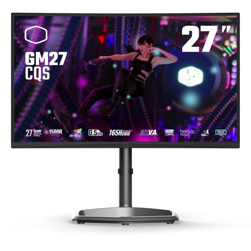 Monitor Curvo Cooler Master Gm27-cqs 27″ Wqhd 165hz Cmi-gm27-cqs-us