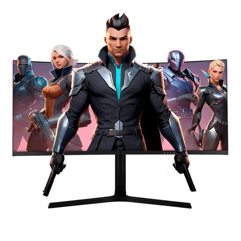 Monitor Game Factor 34″ Uwide Quad Hd Curvo 1500r 180hz 1ms 2xdp/2xhdm