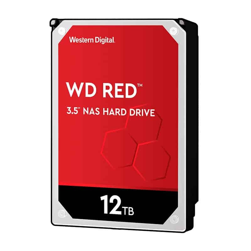 Disco Duro Interno Wd 12tb 3.5″ Wd120efbx 256mb Sata3 7200rpm Nas Red