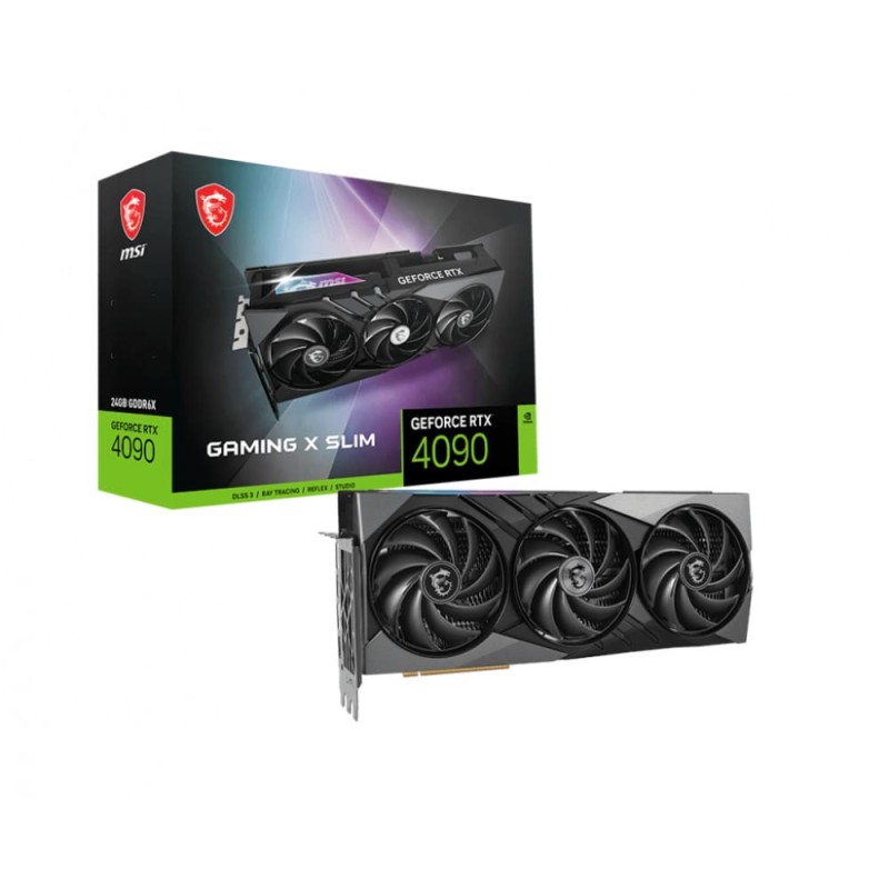 Tarjeta              De Video MSI Nvidia Geforce RTX 4090 Gaming X Slim 24g, 24gb 384-bit Gddr6x, PCI Express 4.0